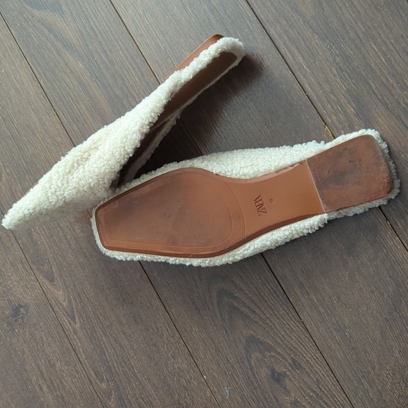 Zara Faux Shearling Mule - Picture 5 of 10